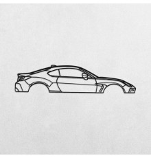Деревянные панно силуэт TOYOTA GR86