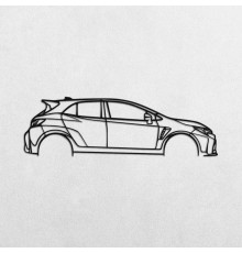 Деревянные панно силуэт TOYOTA COROLLA GR