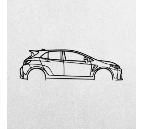 Деревянные панно силуэт TOYOTA COROLLA GR Деревянные панно силуэт TOYOTA COROLLA GR
