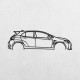 Деревянные панно силуэт TOYOTA COROLLA GR
