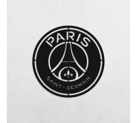 Wooden panels with the PSG FC emblem Wooden panels with the PSG FC emblem