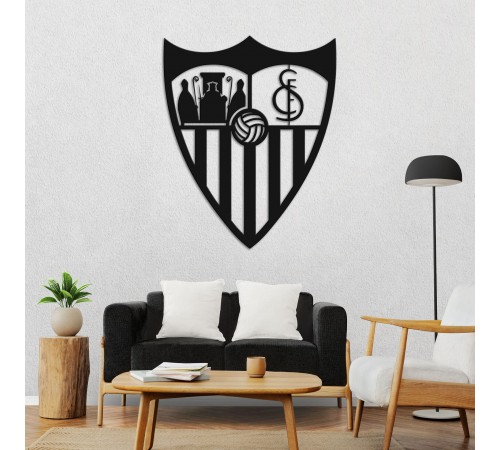 Деревянные панно эмблема Sevilla FC Севилья Деревянные панно эмблема Sevilla FC Севилья