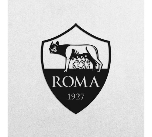 Дерев'яні панно емблема AS Roma Рома Дерев'яні панно емблема AS Roma Рома