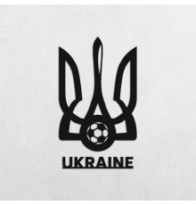 Деревянные панно эмблема Ukraine Football Украинская ассоциация футбола