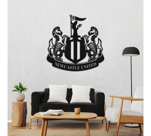 Дерев'яні панно емблема Newcastle United FC Ньюкасл Юнайтед Дерев'яні панно емблема Newcastle United FC Ньюкасл Юнайтед