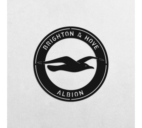 Деревянные панно эмблема Brighton & Hove Albion FC Брайтон Деревянные панно эмблема Brighton & Hove Albion FC Брайтон