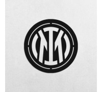 Holztafeln mit dem Emblem von Inter Mailand Holztafeln mit dem Emblem von Inter Mailand