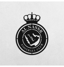 Деревянные панно эмблема Al Nassr FC Аль-Наср