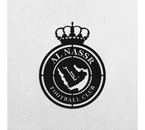 Деревянные панно эмблема Al Nassr FC Аль-Наср Деревянные панно эмблема Al Nassr FC Аль-Наср
