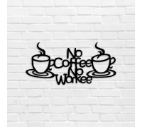 Holzpaneele Kein Kaffee, kein Workee Holzpaneele Kein Kaffee, kein Workee