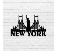 Дерев'яні панно Нью-Йорк