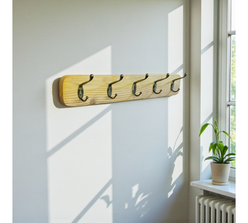 Настінна вішалка із сосни "Авангард"
