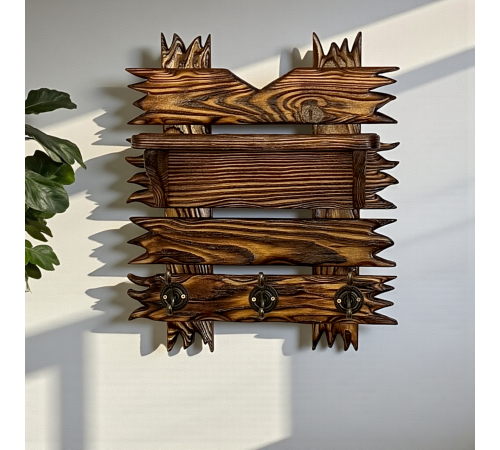 Настінний вішак для одягу із сосни "Техас"