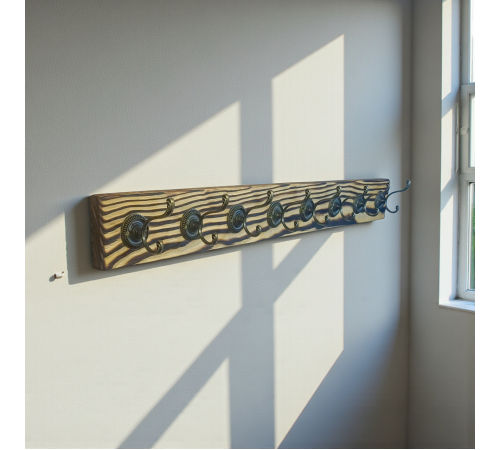 Настенная вешалка для одежды из сосны "Викинг"