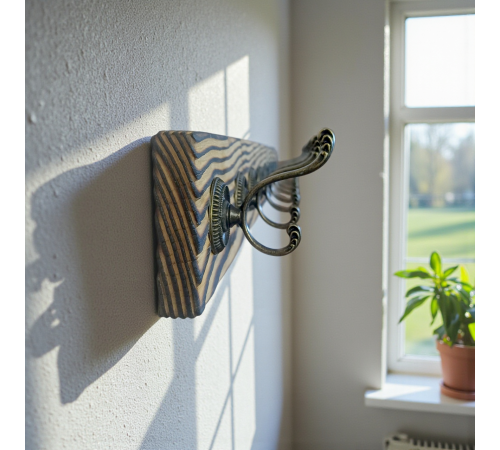 Настенная вешалка для одежды из сосны "Викинг"